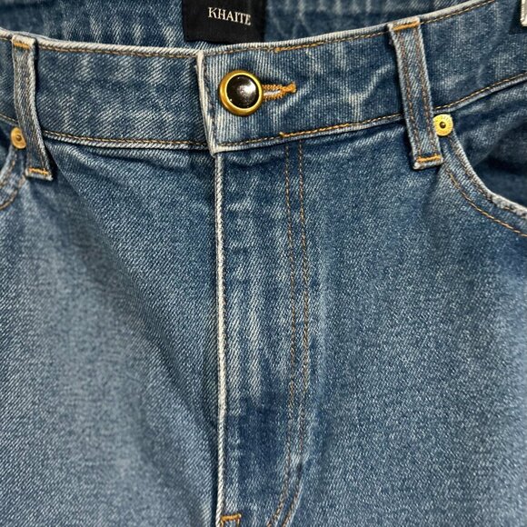 Khaite Benny High-Rise Straight Leg Jeans Size: L | US 31 - Picture 8 of 8